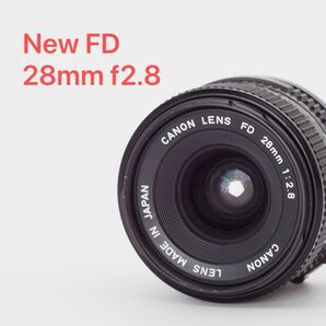 Canon キヤノン New FD 28mm f2.8 オールドレンズ