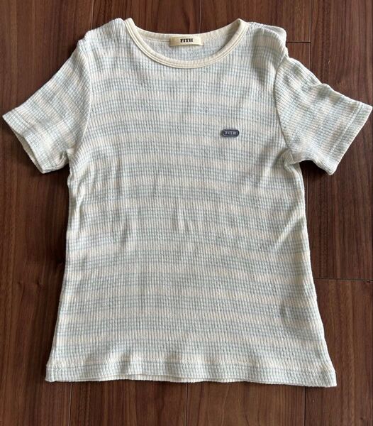 fith フィス ボーダーニットTシャツ120