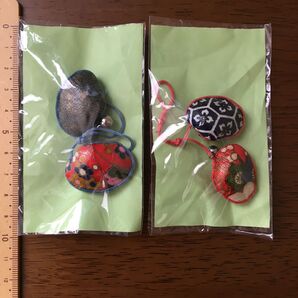 貝のキーホルダー2個セット