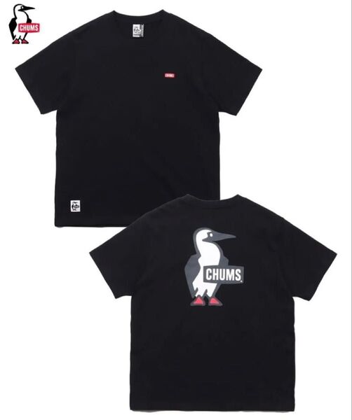 CHUMS/チャムス ブービー ロゴ Tシャツ(メンズ)ブラック/黒 CH01-2279/XXL/2XL