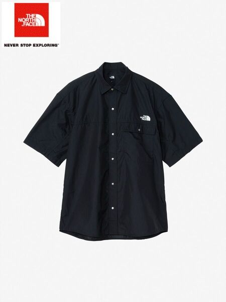 ザノースフェイス ショートスリーブ/半袖 ヌプシ シャツ(ユニセックス)ブラック/黒 NR22552-K/XL/LL