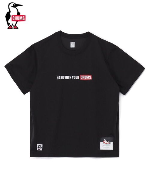 CHUMS/チャムス HWYC ヒストリー ドライ Tシャツ(メンズ)ブラック/黒 CH01-2538/XXL/2XL