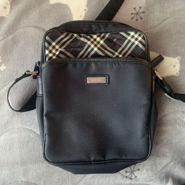 BURBERRY BLACK LABEL ショルダーバッグ ブラック