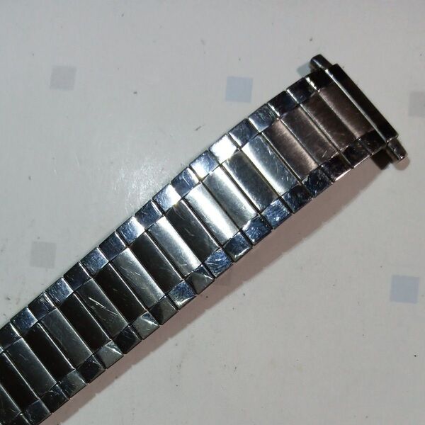 16mm 幅17.1mm ハミルトン ベンチュラ 予備ベルトとして時計 ベルト メタルバンド シルバー 157mm