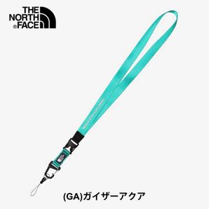 新品 NN32437 ノースフェイス ネックストラップ カイザーアクア