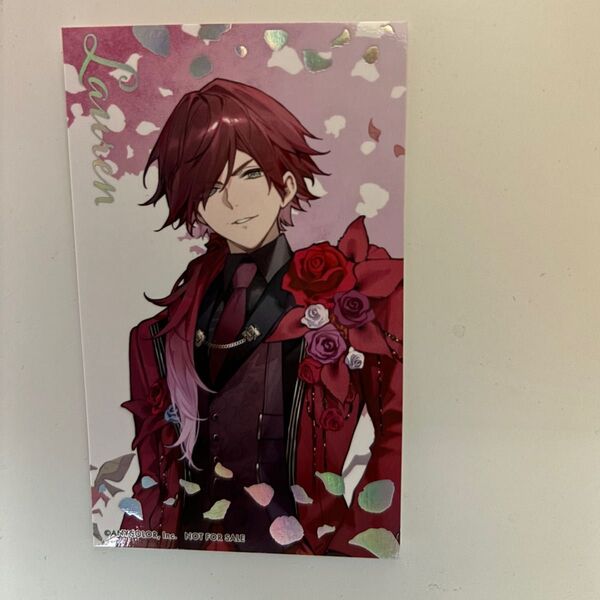 にじさんじ Flower festival ローレン・イロアス 箔押しカード アニメイトカフェ特典