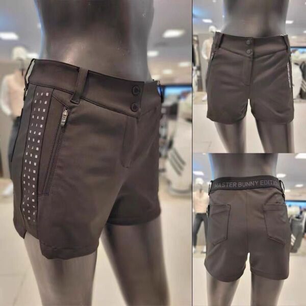 【即発送】ゴルフ マスターバニーエディション レディース ショートパンツ(ブラック)Sサイズ