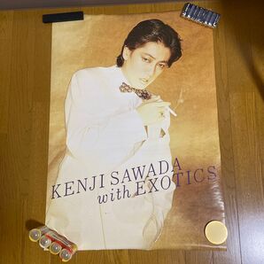 沢田研二 ポスター 当時物