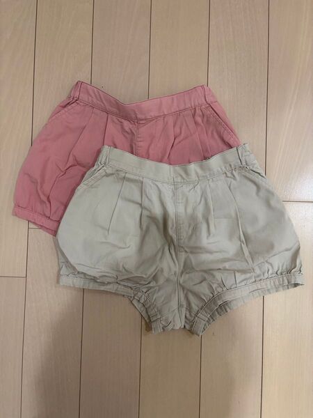 ユニクロ 110センチ 短パン 2枚セット
