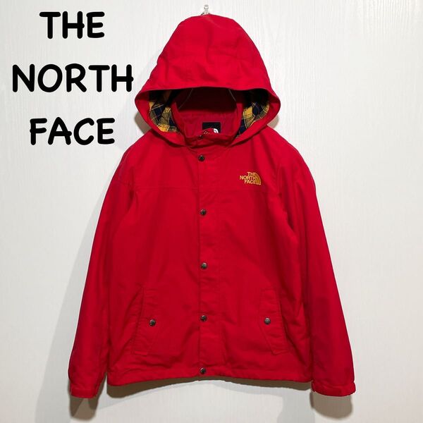 【140サイズ】THE NORTH FACE ザノースフェイスマウンテンパーカー レッド キッズ MP70