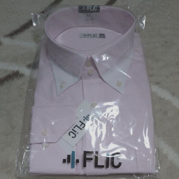 FLiC ワイシャツ 長袖 ボタンダウン 44-85