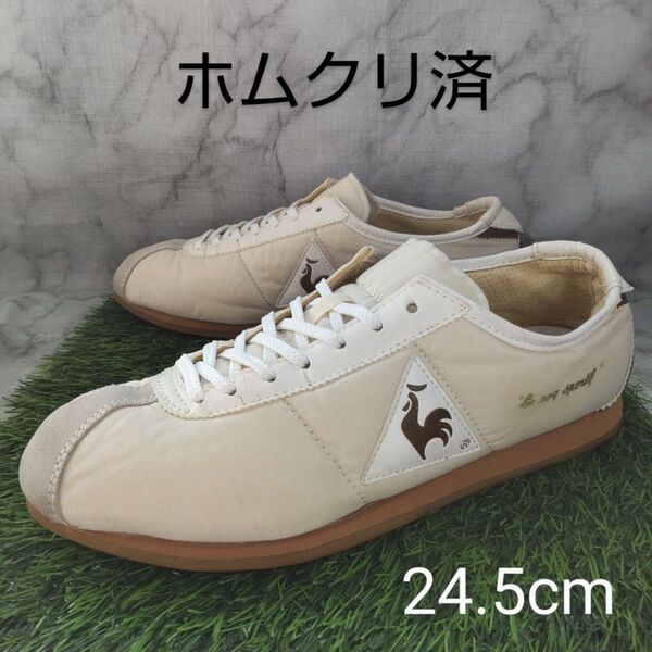 【le coq】ルコック モンペリエ 24.5cm 白