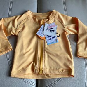 ゆ846 ラッシュガード 子供用 リトルウィークエンド 新品未使用品タグ付き ベビー用 サイズ70 プールビーチ 海 男の子