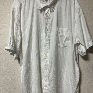 80's Two Play Cotton TOMMY HILFIGER ホワイトコットンシャツ XL