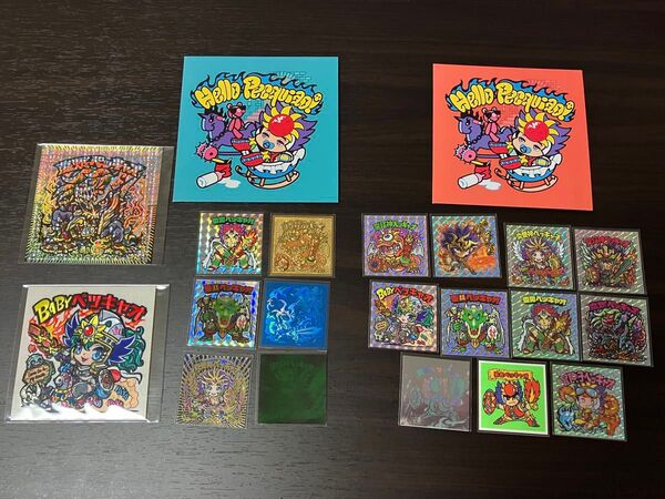 AGAWA Hello Pecquiao! ペッキャオトリビュートシールアルバム 赤盤 青盤 セット