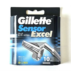 【1箱】 新品未開封 ジレット センサーエクセル 替刃 10コ入り Gillette Sensor Excel 替え刃 T字