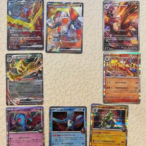 ロケット団の栄光 ロケット団のファイヤーex SR、レジロックex SR、バシャーモ AR、ロケット団のペルシアンex RRなど
