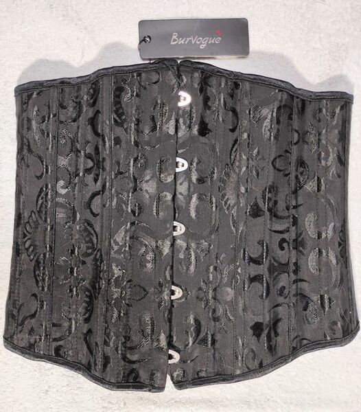 ☆新品☆Burvogueバーヴォーグ 黒柄入りコルセット Mサイズ