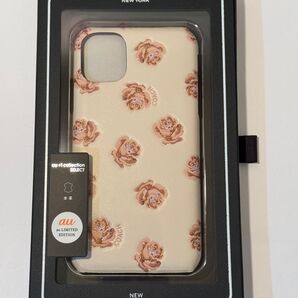 正品iphone 11専用 COACH ハードケース/PEONY Pink