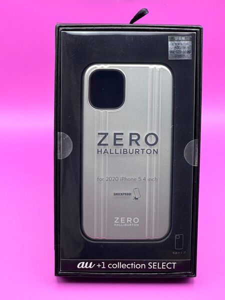 ★正規品★ゼロハリバートンiphone12mini用ケス/シルバー 未開封