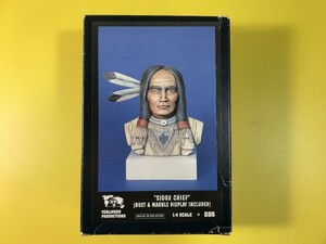 バーリンデン 1/4 インディアン 胸像 フィギュア レジンキット ガレージキット ガレキ VERLINDEN PRODUCTIONS 886 Sioux chief