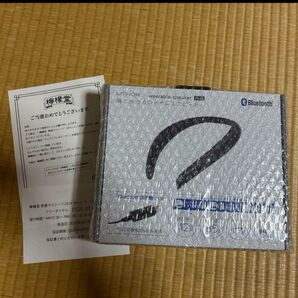 LITHON ライソン ウェアラブルネックスピーカーSP-36 Bluetooth送信機付属