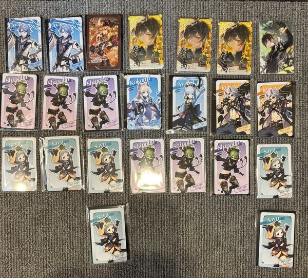 原神 韓国 フォトカード 原神カフェ ナヴィア 神里綾人 鍾離 荒瀧一斗