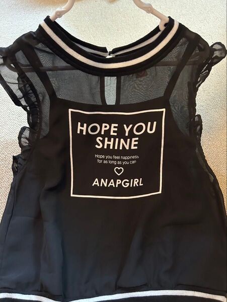 シフォンブラウス(キャミ付き) ANAP GIRL アナップガール サイズS