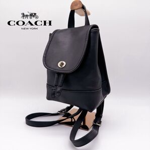 極美品 4/29 最終値下げ オールドコーチ コーチ coach USA アメリカ製 リュック バックパック ブラック 9960