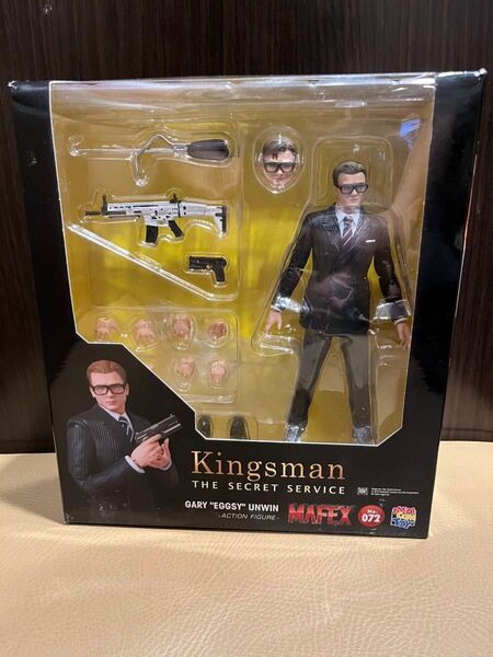 MAFEX キングスマン2体セット ゲイリー・エグジー・アンウィン、ハリー・ガラハッド・ハート 中古 マフェックス