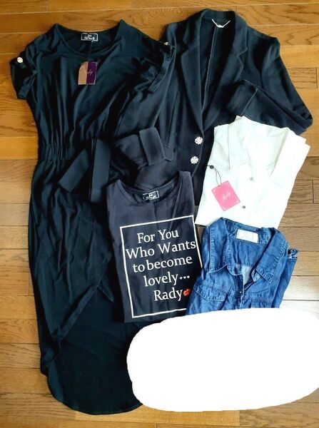 Rady ワンピース ジャケット 半袖シャツ Tシャツ デニムシャツ 5点 まとめ売り