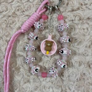 【PIN-66】お値下げしました!ハンドメイドストラップ