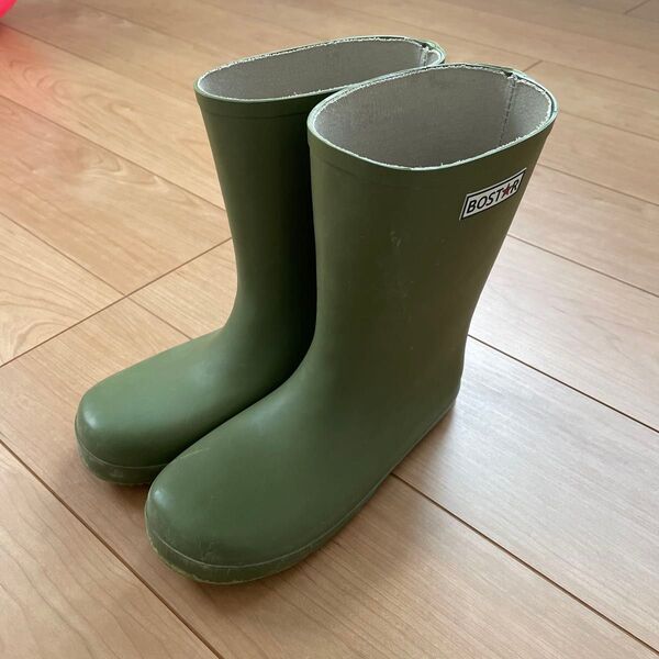 長靴 レイン レインブーツ 23センチ 緑