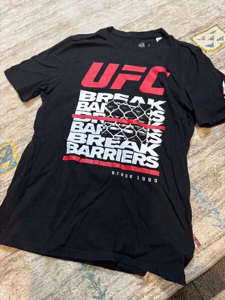 UFC BREAK BARRIERS Tシャツ Lサイズブラック 早い者勝ち