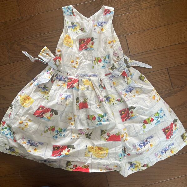 ワンピース 花柄 Balloon Chic 花柄ノースリーブドレス 6A