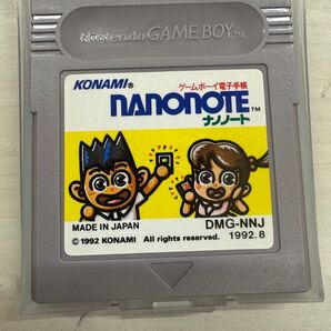 ゲームボーイソフト ナノノート DMG-NNJ