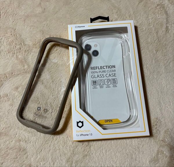 iFace iPhoneケース 13 ベージュ 箱付き