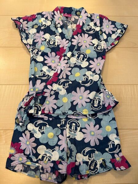 甚平 ミニーちゃん柄 120cm