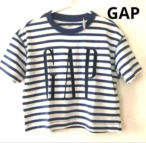 新品未使用 GAP ギャップ 半袖 トップス ボーダー Tシャツ ロゴT キッズ
