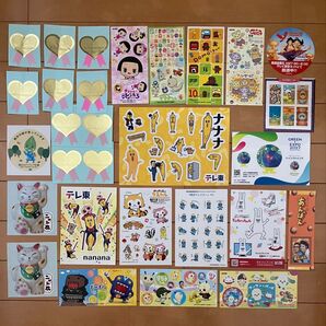 テレビ局 シールまとめ売り シール キャラクターシール