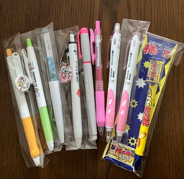 ボールペン等 まとめ売り ゆるキャラボールペン ラインマーカー シャープペンシル 筆記具まとめ売り