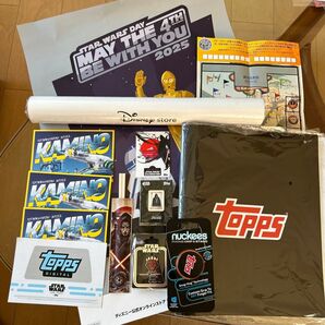 【未開封未使用】(スターウォーズセレブレーション2025) Toppsブースグッズ5点&その他5点、合計10種13点セット