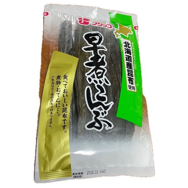 フジッコ /早煮昆布/北海道産昆布使用/食べておいしい昆布/43g