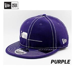 ニューエラ×在原 みゆ紀 キャップ パープル 9FIFTY