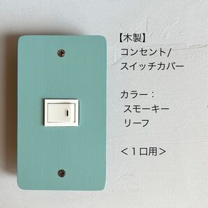 木製コンセント/スイッチカバー<1口用>