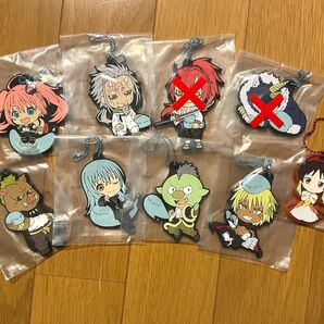 一番くじ 転生したらスライムだった件 転スラ ラバーチャーム ラバーストラップきゅんキャラ 6個まとめ売り ラバスト