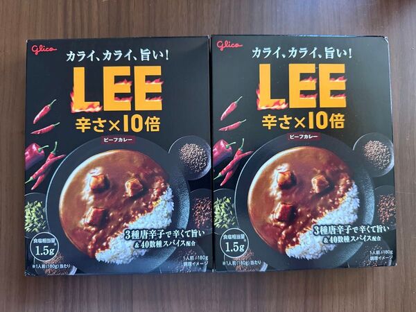 Glico LEE 辛さ×10倍 レトルトカレー 2個セット