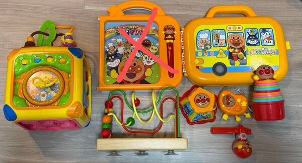 知育玩具 まとめ売り アンパンマン プーさん ボーネルンド 8点セット