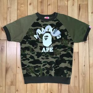 kaws × BAPE レディース bendy 1st camo 半袖スウェット tallサイズ a bathing ape apee エイプ ベイプ アベイシングエイプ カウズ ladies