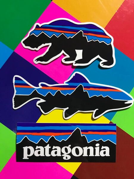 ★正規品★新品未使用 パタゴニア フィッツロイ柄ステッカー3枚セット